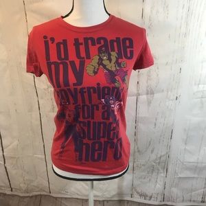 Women’s superhero graphic tee